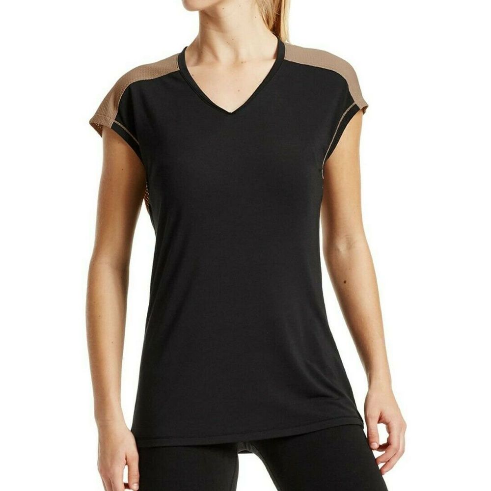 Mission Women's VaporActive Isobar Open Back Top M